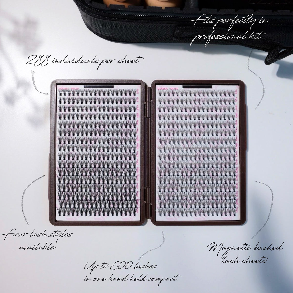 The Magnetic Palette + 2 Lash Refills Mix 'N' Match Bundle