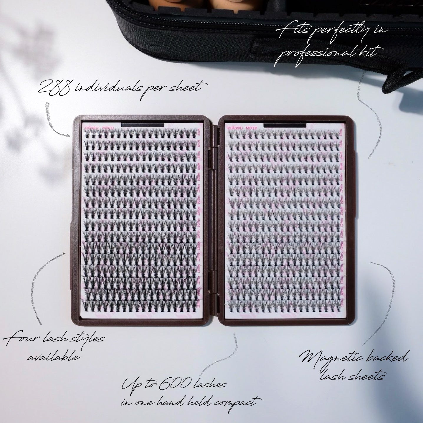 The Magnetic Palette + 2 Lash Refills Mix 'N' Match Bundle